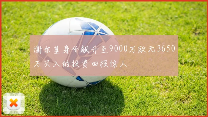 谢尔基身价飙升至9000万欧元3650万买入的投资回报惊人